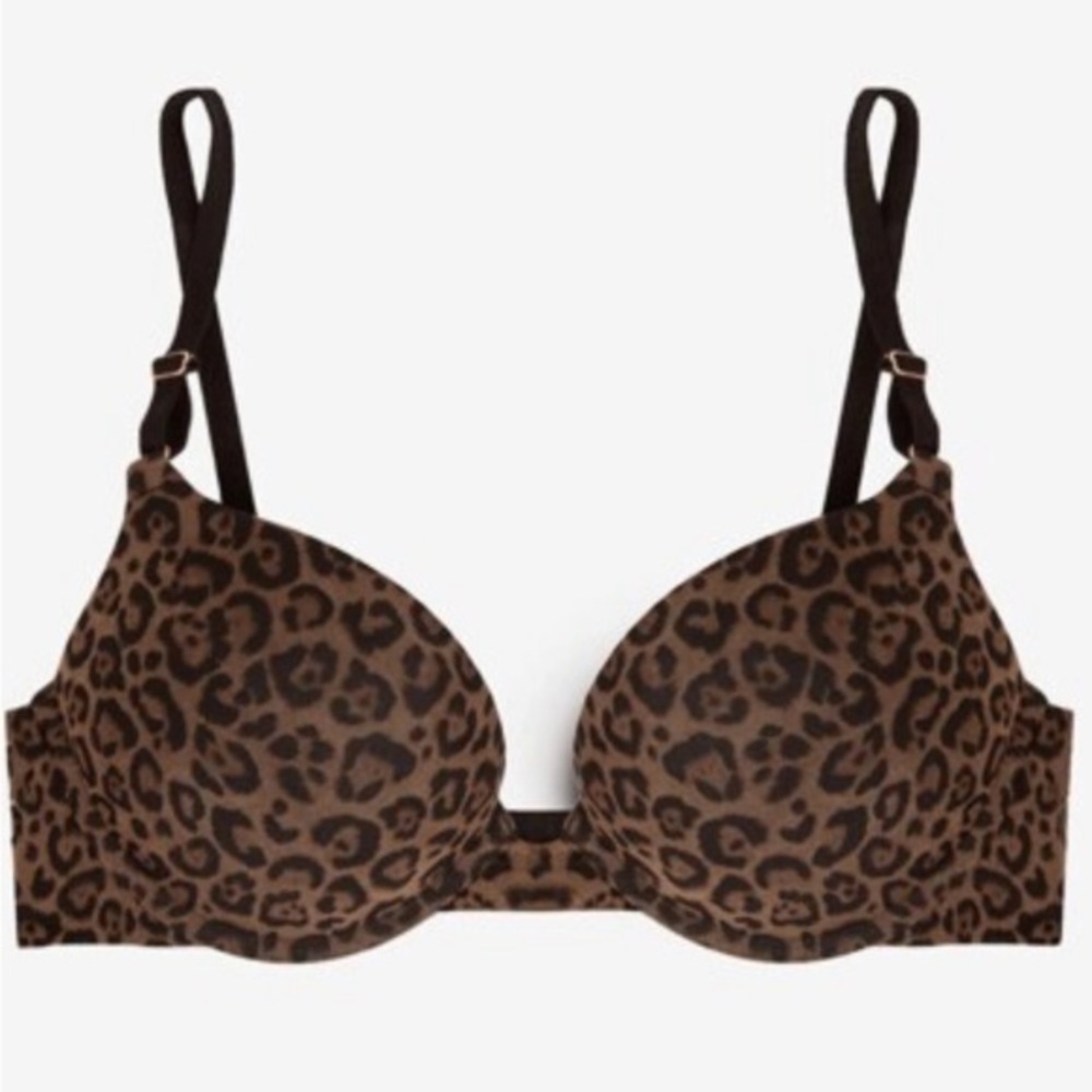 Smart & Sexy Brown Leopard Print Bra